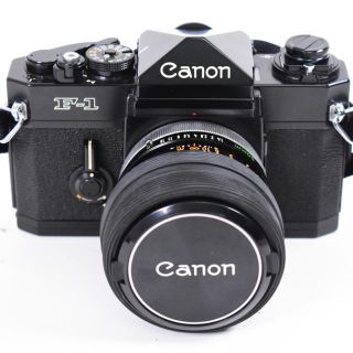 Canon キヤノン F-1 + FD 50mm 1：1.4 SSC レンズ(フィルムカメラ)