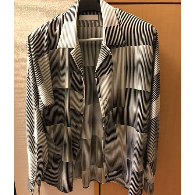 人気即納 STUDIOUS - ethosens 18ss ドレープオープンカラーシャツの