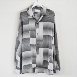 ステュディオス(STUDIOUS)のethosens 18ss ドレープオープンカラーシャツ(シャツ)