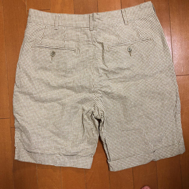 GU(ジーユー)の麻混ハーフパンツ ショートパンツ M メンズのパンツ(ショートパンツ)の商品写真