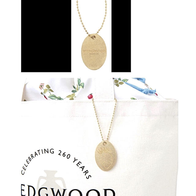 WEDGWOOD(ウェッジウッド)の💙ウエッジウッドワイルドストロベリーバッグGlow7月号付録新品、即購入可❣️ レディースのバッグ(トートバッグ)の商品写真