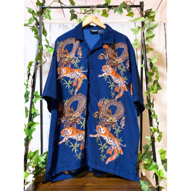 Sun Surf(サンサーフ)のJet STRTWR/90s/虎/龍/中古/アロハシャツ/百虎 メンズのトップス(シャツ)の商品写真