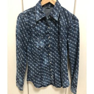 ゲス(GUESS)の1万円値下げ 美品 GUESS ケミカル デニム シャツ(シャツ/ブラウス(長袖/七分))