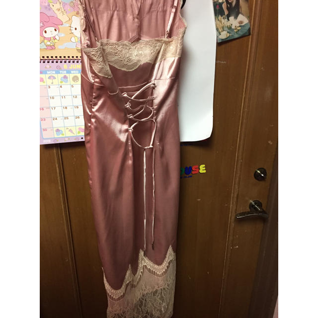 EATME(イートミー)のEATME スリップドレス ワンピース シルク風 ランジェリー レディースのワンピース(ひざ丈ワンピース)の商品写真