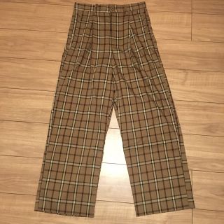 バーバリー(BURBERRY)のburberry風チェックパンツ(スラックス)