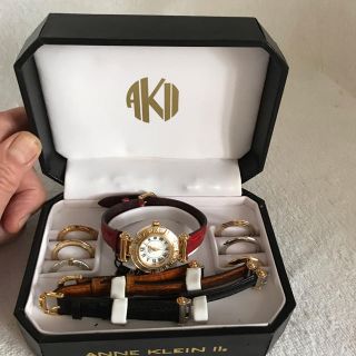 アンクライン(ANNE KLEIN)のアン クライン チェンジ ベゼル腕時計   MA様 専用(腕時計)