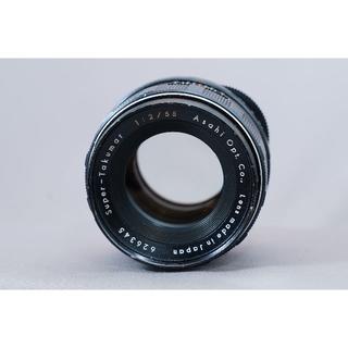 ペンタックス(PENTAX)の希少海外向け 黄文字 Super Takumar 55mm F2 タクマー(レンズ(単焦点))