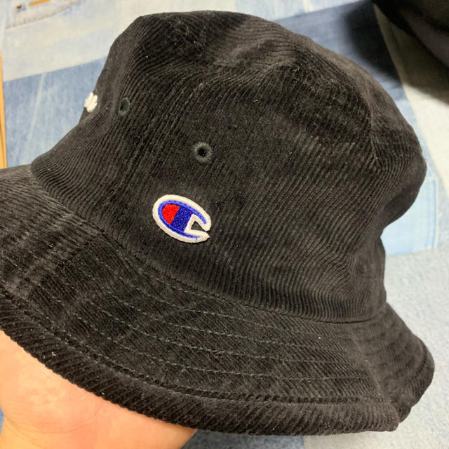 Champion(チャンピオン)のchampion ハット コーデュロイ black 黒 cap キャップ メンズの帽子(ハット)の商品写真