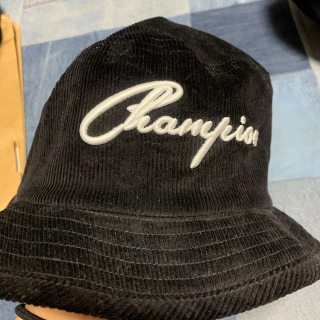 Champion(チャンピオン)のchampion ハット コーデュロイ black 黒 cap キャップ メンズの帽子(ハット)の商品写真