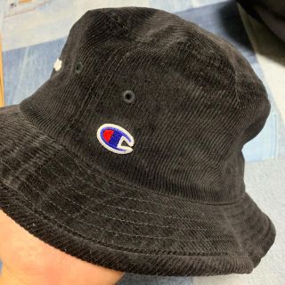 チャンピオン(Champion)のchampion ハット コーデュロイ black 黒 cap キャップ(ハット)