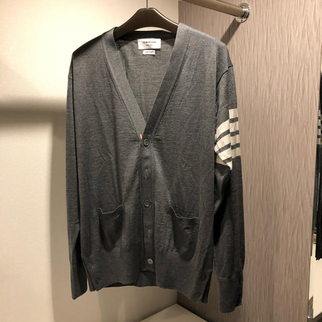 THOM BROWNE(トムブラウン)の18SS Thom Brown トムブラウン メリノウールカーディガン 3 メンズのトップス(カーディガン)の商品写真