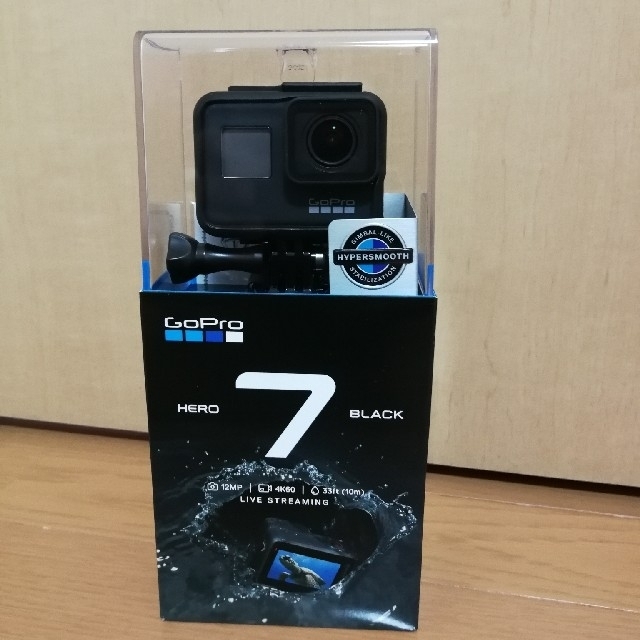 シルバーグレー サイズ 新品未開封 GoPro Hero7 black CHDHX-701-FW