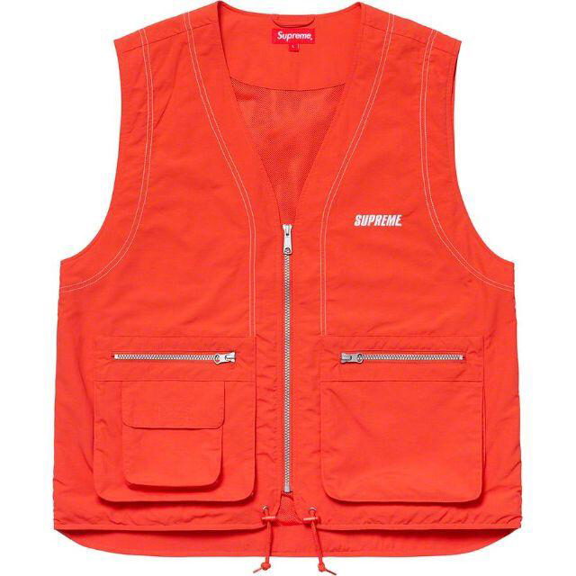 【L】Nylon Cargo Vest