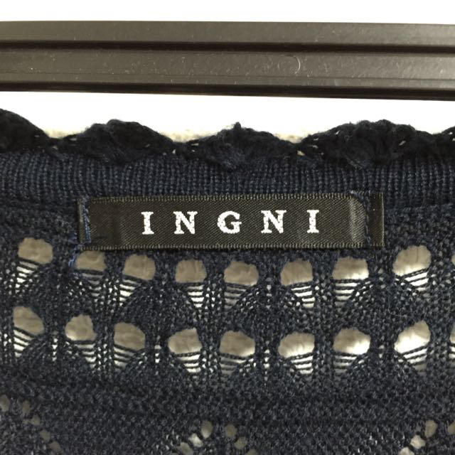 INGNI(イング)のINGNI カギ編みカーディガン レディースのトップス(カーディガン)の商品写真