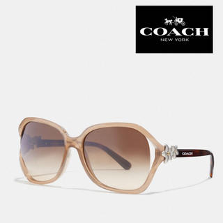 コーチ(COACH)の【COACH】UVプロテクト フラワー装飾が可愛いサングラス(サングラス/メガネ)