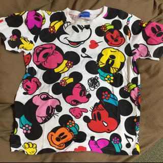 ディズニー(Disney)のミニー 総柄 Tシャツ sサイズ(Tシャツ/カットソー(半袖/袖なし))
