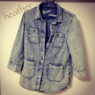 ヘザー(heather)のheather*デニムJK(Gジャン/デニムジャケット)