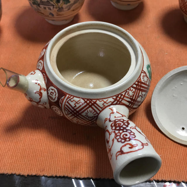 加賀瑞山造 茶器揃 萬古焼