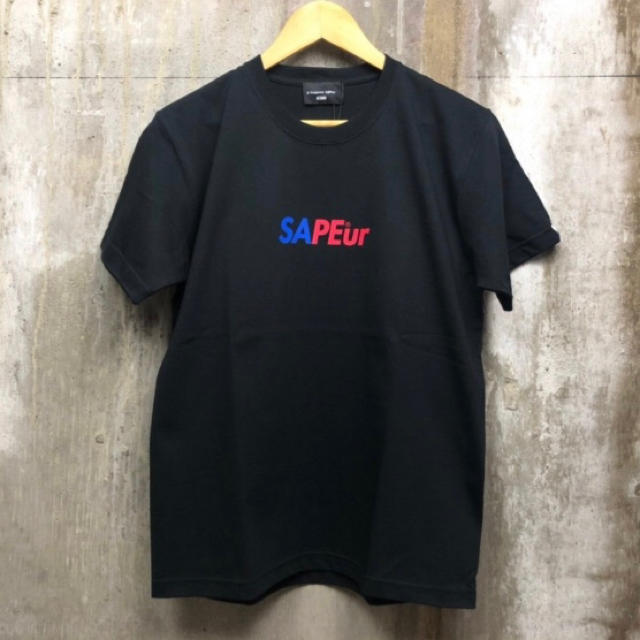 SAPEur サプール USA FLAG Tシャツ 黒 XL 国旗