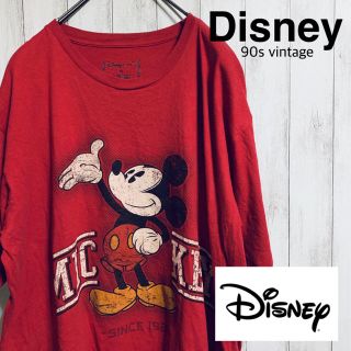 ディズニー(Disney)の古着 ディズニーTシャツ(Tシャツ/カットソー(半袖/袖なし))