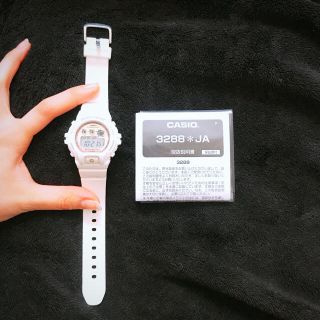 ベビージー(Baby-G)のBaby-G G-SHOCK ホワイト 白(腕時計)