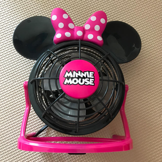 ディズニー(Disney)のUSB扇風機(ミニーマウス)(扇風機)