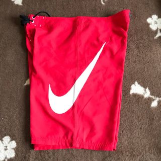 ナイキ(NIKE)のNIKE 水着 34 ビッグロゴ レッド(水着)