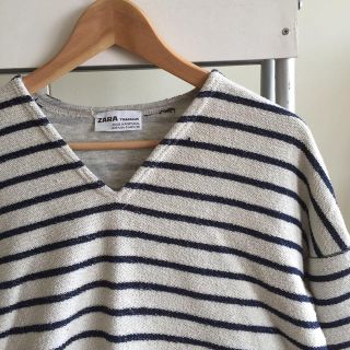 ザラ(ZARA)のザラ ボーダートップス☆(カットソー(長袖/七分))