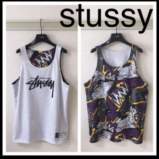 ステューシー(STUSSY)の◆美品◆stussy ステューシー◆ゲーム メッシュ タンクトップ リバーシブル(タンクトップ)