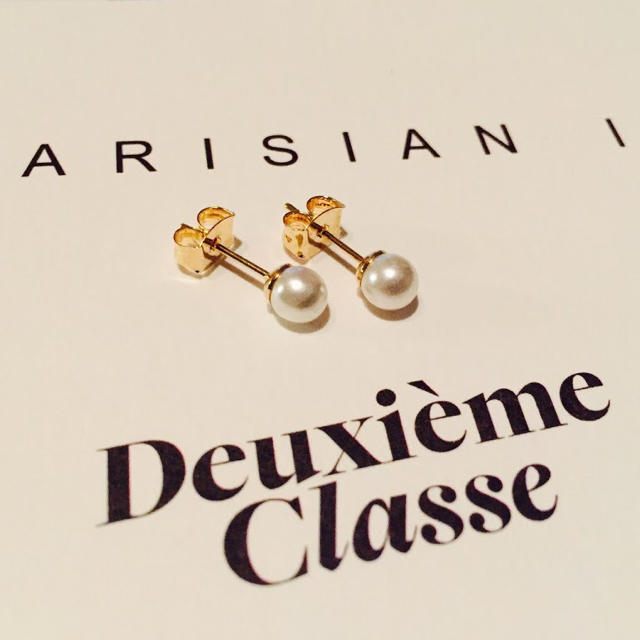 Spick & Span(スピックアンドスパン)の★新品 DEUXIEME CLASSE ドゥーズィエムクラス 一粒パールピアス レディースのアクセサリー(ピアス)の商品写真