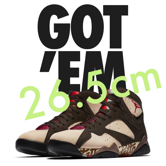 Patta×NIKE AIR JORDAN 7 - スニーカー