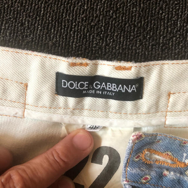 DOLCE&GABBANA(ドルチェアンドガッバーナ)のドルガバの短パン デニム クラッシュ加工 ハーフパンツ  メンズのパンツ(デニム/ジーンズ)の商品写真