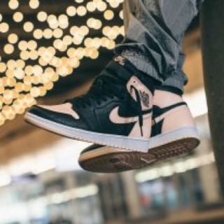 ナイキ(NIKE)の27.5cm air jordan 1 black pink 新品未使用(スニーカー)