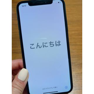 アイフォーン(iPhone)のSIM フリー iphone X スペースグレー 256gb(スマートフォン本体)