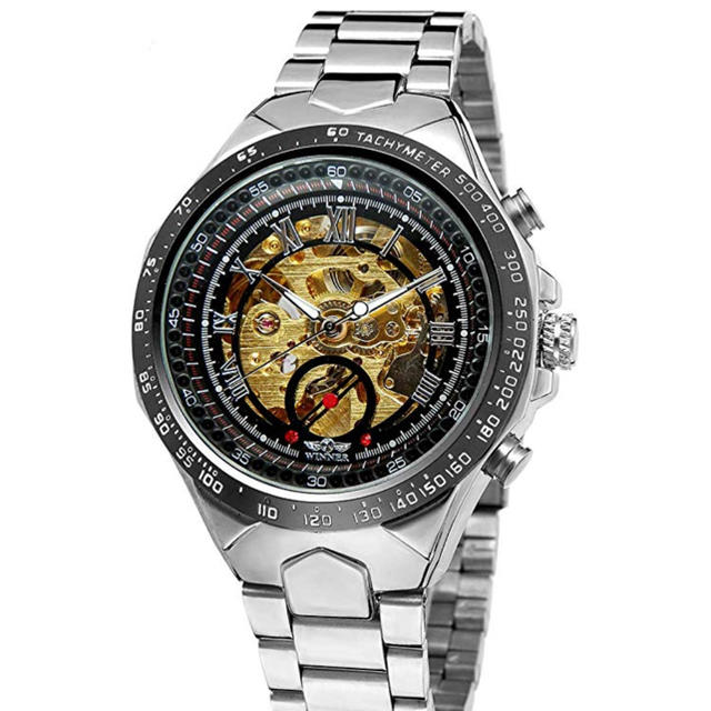 SEIKO - 自動巻 スケルトン 裏スケ 腕時計 メンズ 防水 ビジネス SEIKO - 自動巻 スケルトン 裏スケ 腕時計 メンズ 防水 ビジネス