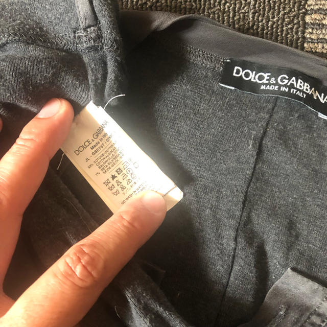 DOLCE&GABBANA(ドルチェアンドガッバーナ)のドルガバ グレー ロンT 長袖シャツ DOLCE &GABBANA 48 M メンズのトップス(Tシャツ/カットソー(七分/長袖))の商品写真