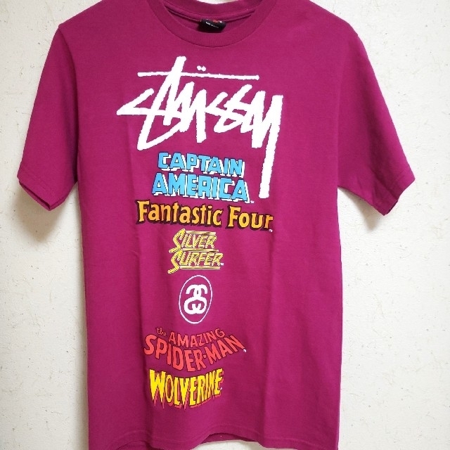 STUSSY(ステューシー)の［ コラボ ］ STUSSY × MARVEL 希少  半袖  Tシャツ メンズのトップス(Tシャツ/カットソー(半袖/袖なし))の商品写真