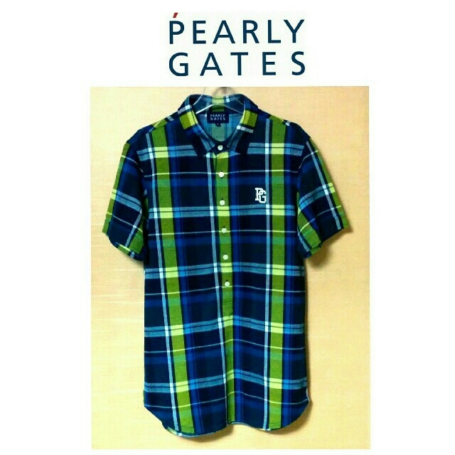 PEARLY パーリーゲイツ☆カノコマドラスチェックポロシャツ4の通販 by bluemoon99's shop｜パーリーゲイツならラクマ GATES - HOTお得