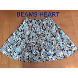 ビームス(BEAMS)の美品 ビームス ビームスハート BEAMS HEART スカート フレア バード(ミニスカート)