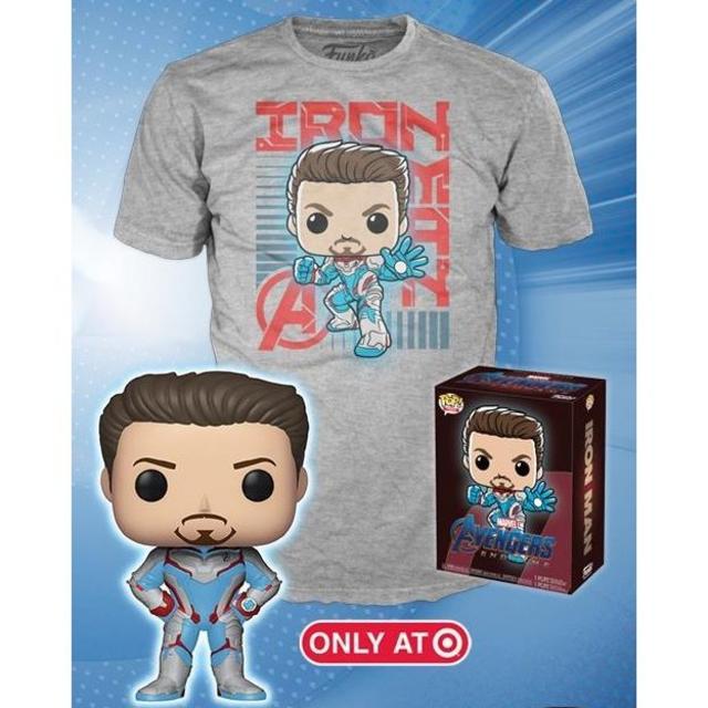 限定 Funko POP トニー・スターク #449 Tシャツ セット