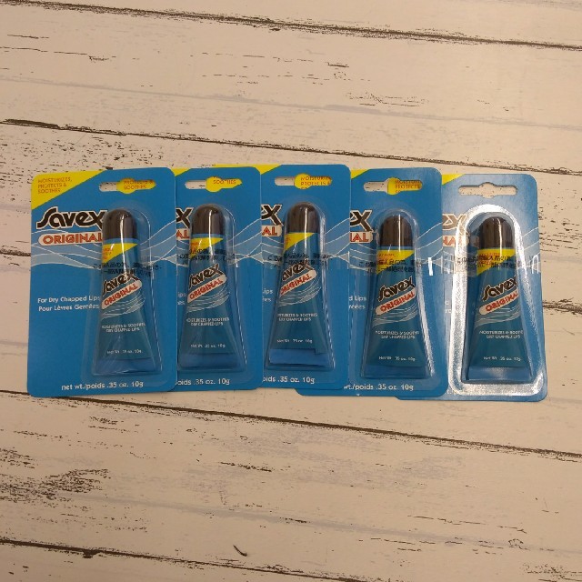 Savex(サベックス)のサベックスチューブ　オリジナル10g 5個セット コスメ/美容のスキンケア/基礎化粧品(リップケア/リップクリーム)の商品写真