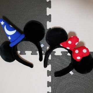 ディズニー(Disney)のル様専用☆ディズニー　大人用ミッキー&ミニー　カチューシャ(カチューシャ)