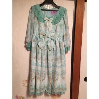 アンジェリックプリティー(Angelic Pretty)のCelestialワンピーススペシャルセット ミント。(ひざ丈ワンピース)