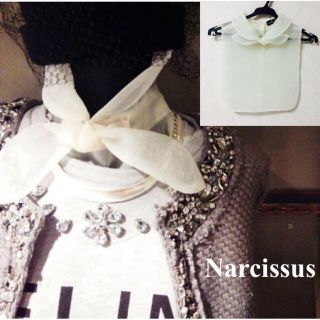 ナルシス(Narcissus)のNarcissus オーガンジー付け襟(つけ襟)