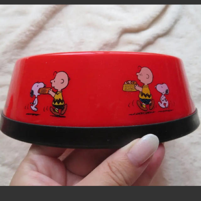 SNOOPY(スヌーピー)のスヌーピー 容器 犬用餌皿 その他のペット用品(犬)の商品写真