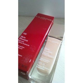 クラランス(CLARINS)の新品☆クラランス スキンイリュージョンファンデーション　105(ファンデーション)