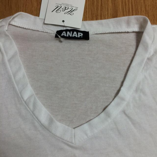 ANAP(アナップ)のANAP新品白Tシャツ レディースのトップス(Tシャツ(半袖/袖なし))の商品写真