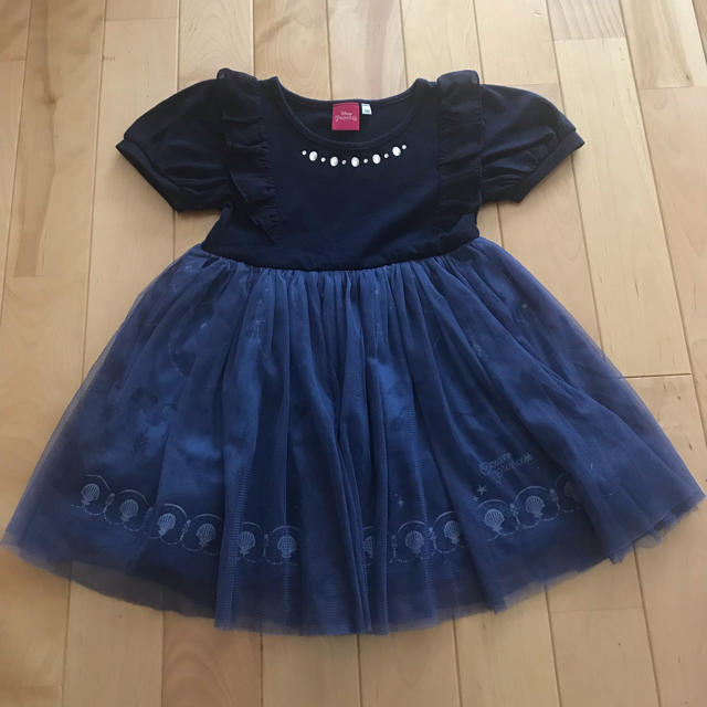 Right-on(ライトオン)のDisney☆リトルマーメイド☆ドレスワンピース☆110センチ キッズ/ベビー/マタニティのキッズ服女の子用(90cm~)(ワンピース)の商品写真