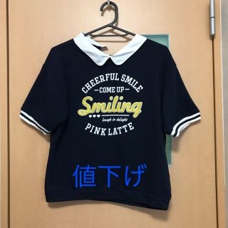 ピンクラテ(PINK-latte)のMM/Kさん専用　トレーナー地ポロ(Tシャツ/カットソー)