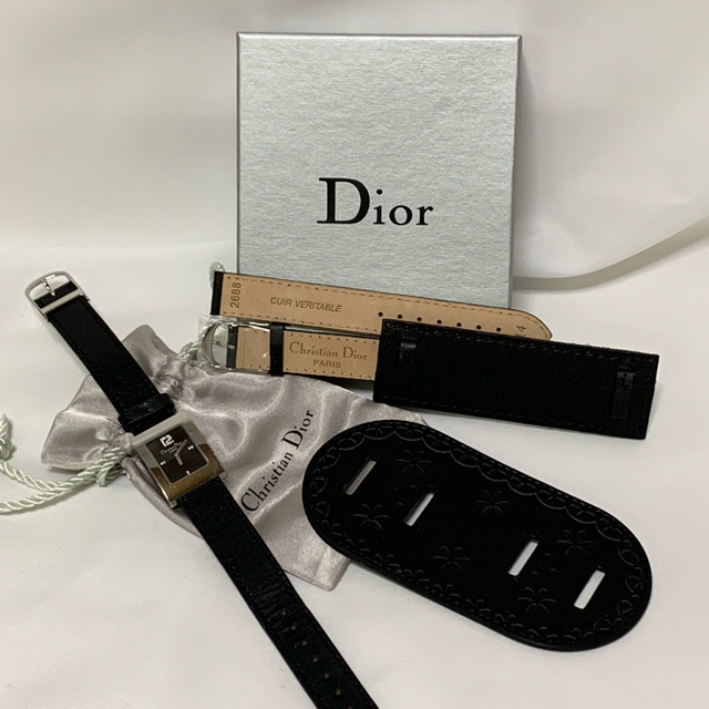 Christian Dior(クリスチャンディオール)のクリスチャン ディオールポイントダイヤ腕時計 7/26まで限定価格nemi様専用 レディースのファッション小物(腕時計)の商品写真